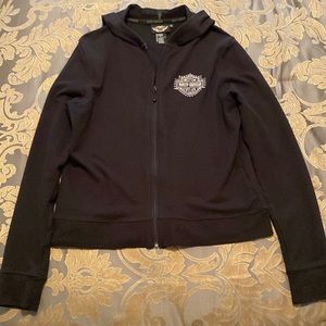 Harley Davidson Hoodie with Studs -Excellent / New Condition XL